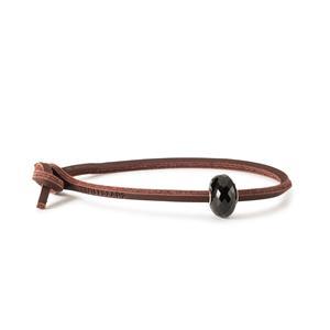Black Onyx Single Leather Bracelet Set