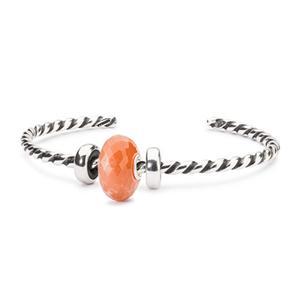 Feldspar Moonstone Twisted Bangle Set