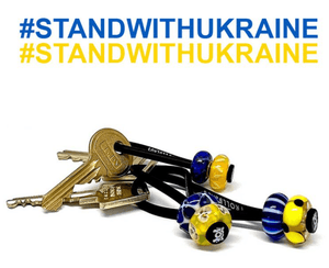 #standwithukraine Unique Keychain