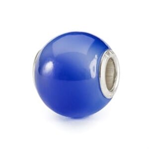 Trollbeads Round Blue Agate