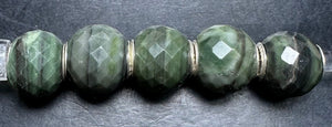Trollbeads Round Green Calcite Facet Rod 1