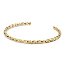 Load image into Gallery viewer, Twisted Gold Bangle
